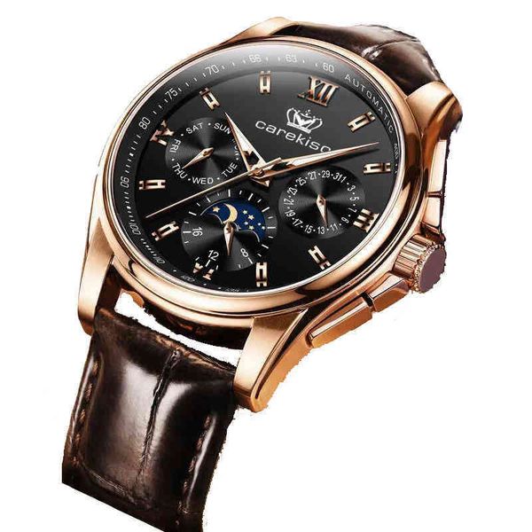 wristwatches 2022 new mens watches carekiso brand leather waterproof luminous sport date quartz watch for men relogio masculino gift 220419, Slivery;brown
wristwatches 2022 new mens watches carekiso brand leather waterproof luminous sport date quartz watch for men relogio masculino gift 220419, Slivery;brown