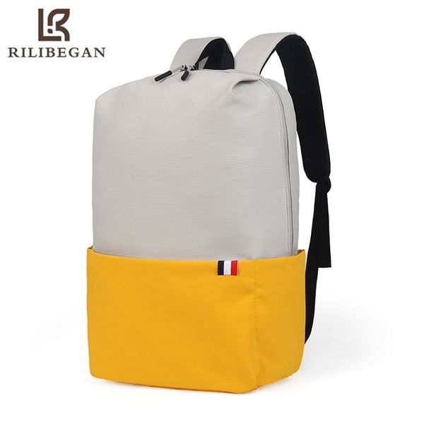 brand patchwork casual waterproof nylon computer lapbag travel women backpack men 220725
brand patchwork casual waterproof nylon computer lapbag travel women backpack men 220725