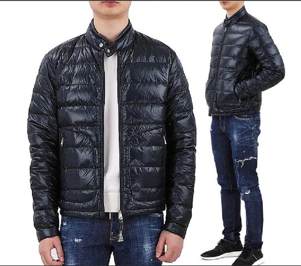 men stand collar down coat waterproof double zippers soft warm parkas light down jacket black color size s-xxl
men stand collar down coat waterproof double zippers soft warm parkas light down jacket black color size s-xxl