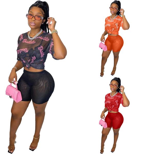 wholesale summer tracksuits women sheer clothes pullover short sleeve t-shirt + mesh shorts 2 piece set see through matching set, Gray
wholesale summer tracksuits women sheer clothes pullover short sleeve t-shirt + mesh shorts 2 piece set see through matching set, Gray