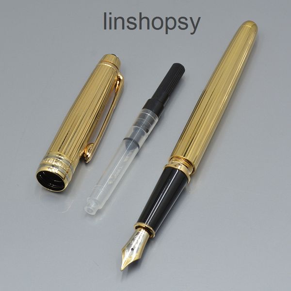 luxury 163 ag925 fountain pen with serial number business stationery metal silver gold stripe cute ballpoint roller ball pens gs75
luxury 163 ag925 fountain pen with serial number business stationery metal silver gold stripe cute ballpoint roller ball pens gs75