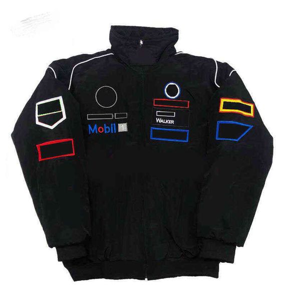 f1 formula one racing jacket full embroidered car winter riding warm, Black;brown 
f1 formula one racing jacket full embroidered car winter riding warm, Black;brown