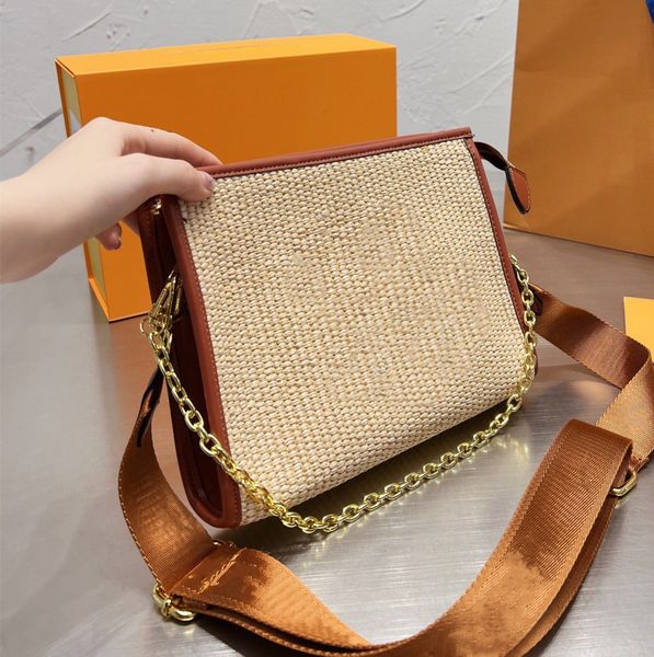 2022 women's classic handbag straw woven bag square retro cute woven and leather luxury simple style portable summer compact
2022 women's classic handbag straw woven bag square retro cute woven and leather luxury simple style portable summer compact