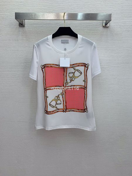 women's t-shirt quality women's plaid print front silk stitched back cotton round neck short sleeve t-shirt, White
women's t-shirt quality women's plaid print front silk stitched back cotton round neck short sleeve t-shirt, White