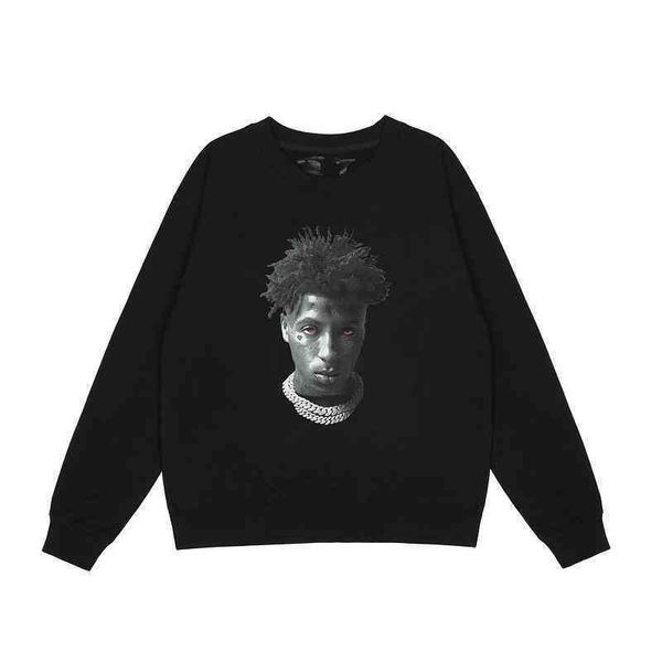men's sweater tide brand v 22 american hip-hop loose oversize long-sleeved t-shirt men and women fashion large size round neck sweate, Black
men's sweater tide brand v 22 american hip-hop loose oversize long-sleeved t-shirt men and women fashion large size round neck sweate, Black
