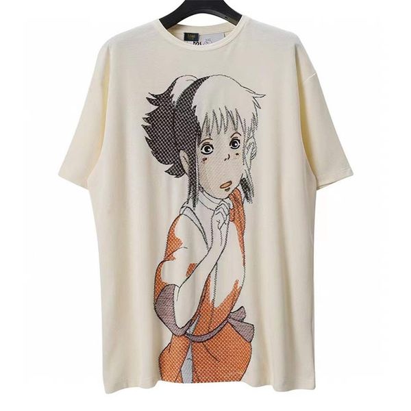 71% off 2022 summer new trendy wo clothing luo's loose t-shirt chihiro escape embroidery and men's fashion wear, White
71% off 2022 summer new trendy wo clothing luo's loose t-shirt chihiro escape embroidery and men's fashion wear, White