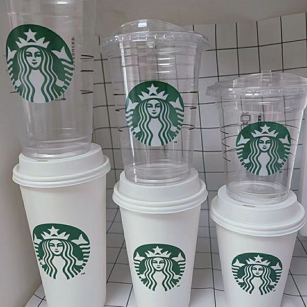 disposable diy starbucks mugs 24oz 710ml plastic cups reusable doublelayer transparent coffee flat straw column cover bdian cup milk teacup
disposable diy starbucks mugs 24oz 710ml plastic cups reusable doublelayer transparent coffee flat straw column cover bdian cup milk teacup