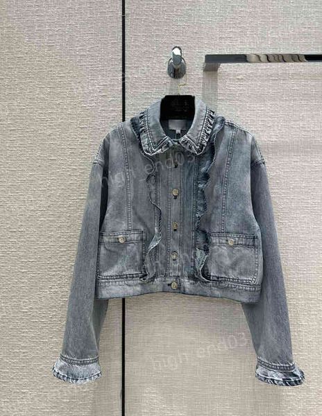 designer womens denim jackets fashion brand ch.. light blue jacket ruffled denim coats luxury women clothing apparel, Black;brown
designer womens denim jackets fashion brand ch.. light blue jacket ruffled denim coats luxury women clothing apparel, Black;brown