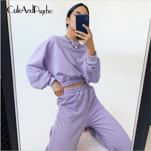solid women's two pieces of sets 2020 joggers women tracksuits loose sweatshirts and pants outfits autumn suits cuteandpsycho t200826, Gray
solid women's two pieces of sets 2020 joggers women tracksuits loose sweatshirts and pants outfits autumn suits cuteandpsycho t200826, Gray