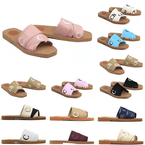 designer canvas slippers women woody flat sandals rubber slides white black pink womens summer outdoor slipper shoes
designer canvas slippers women woody flat sandals rubber slides white black pink womens summer outdoor slipper shoes