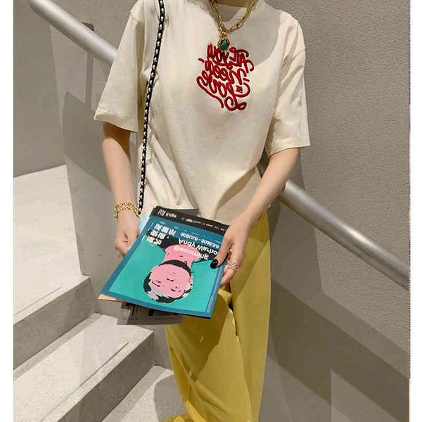 women's t-shirt jingtian in the summer of 2022, aestic flocking t changeable look is prepared by bi, which same as fashionable inner la, White
women's t-shirt jingtian in the summer of 2022, aestic flocking t changeable look is prepared by bi, which same as fashionable inner la, White