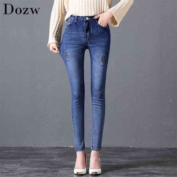 high waist jeans for women trousers slim stretch denim jean skinny push up woman daily long pants 210515, Blue
high waist jeans for women trousers slim stretch denim jean skinny push up woman daily long pants 210515, Blue