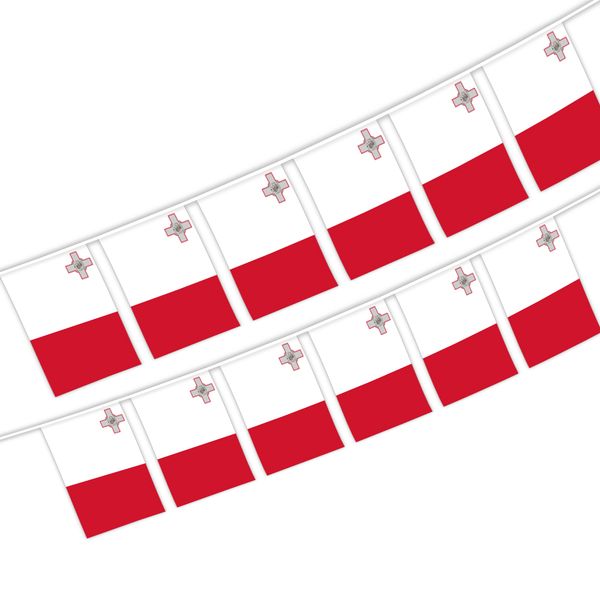 malta string flag 20 flag 14x21cm maltese hanging mini banner for indoor outdoor decoration
malta string flag 20 flag 14x21cm maltese hanging mini banner for indoor outdoor decoration