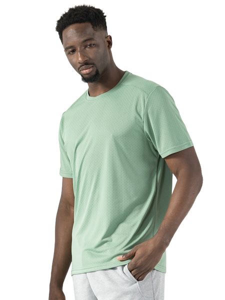 men solid quick-drying sports tee c8u8#, White;black
men solid quick-drying sports tee c8u8#, White;black