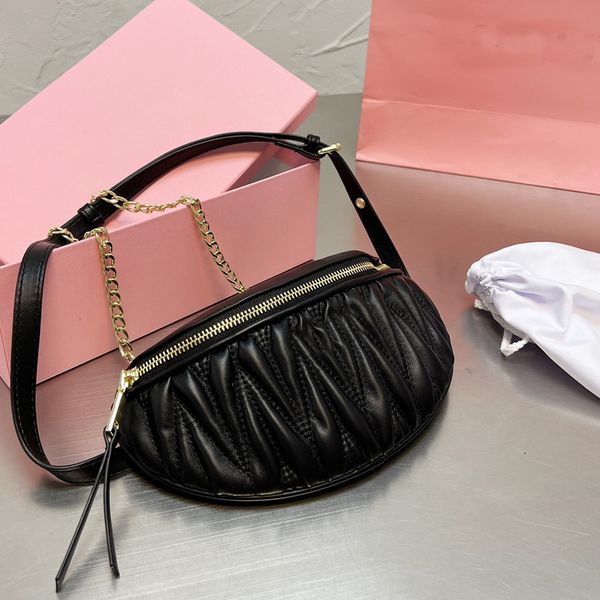 cross body bags chest pack handbags genuine leather plain thread pleated design chains hobos purse gold letter hardware pocket adjustable be
cross body bags chest pack handbags genuine leather plain thread pleated design chains hobos purse gold letter hardware pocket adjustable be