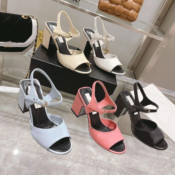 lambskin printed sandals pink black high heel sandal designer fashion single dress shoes thick heel slide alq
lambskin printed sandals pink black high heel sandal designer fashion single dress shoes thick heel slide alq