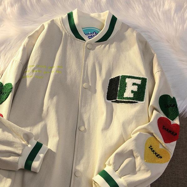 men's jackets men's jackets 2022 vibe style retro loose flocking love baseball uniform sweater men and women trendy brand casual s, Black;brown
men's jackets men's jackets 2022 vibe style retro loose flocking love baseball uniform sweater men and women trendy brand casual s, Black;brown