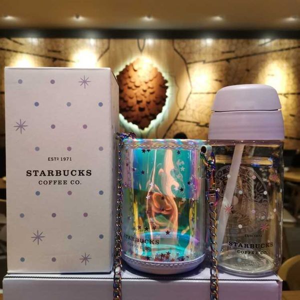 starbucks water cup 2021 summer 420ml shining starlight straw with cover and messenger chain belt
starbucks water cup 2021 summer 420ml shining starlight straw with cover and messenger chain belt