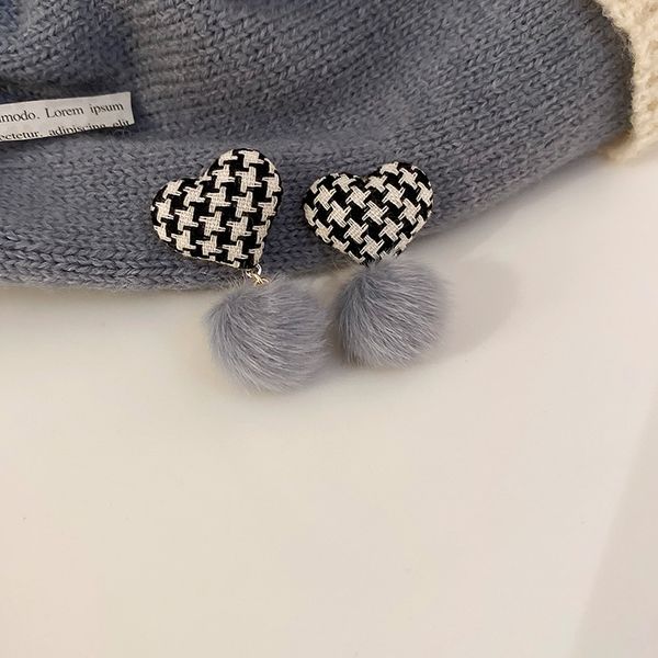 925 silver needle blue color fur ball earrings flocking flower earrings korean ins mori sweet girl eardrop ear studs, Golden
925 silver needle blue color fur ball earrings flocking flower earrings korean ins mori sweet girl eardrop ear studs, Golden