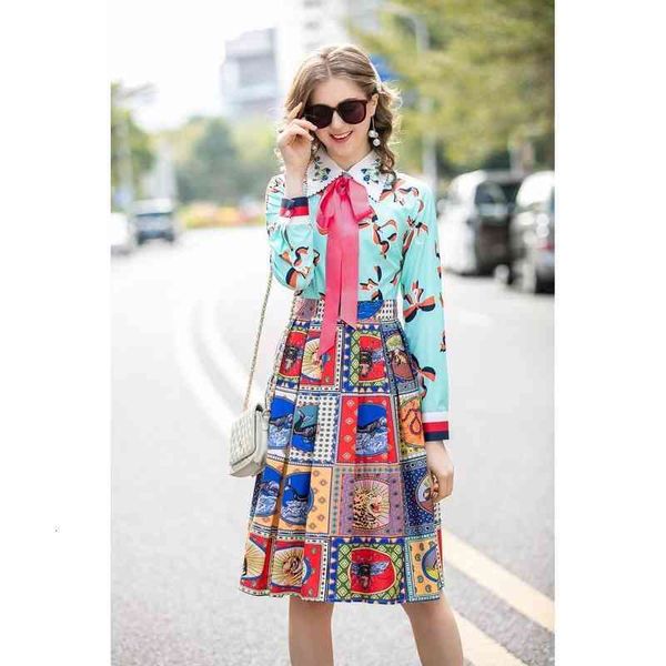 casual dresses spring fashion printed waist with belt and tie pleated skirt elegant dignified dress for ladies n2ty, Black;gray
casual dresses spring fashion printed waist with belt and tie pleated skirt elegant dignified dress for ladies n2ty, Black;gray