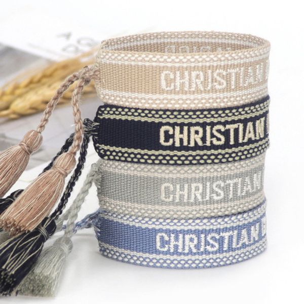 fashion designers wovens friendship bracelet for luxury brand handmade braided bracelets with tassel print embroidery men bangle code 20-38, Golden;silver
fashion designers wovens friendship bracelet for luxury brand handmade braided bracelets with tassel print embroidery men bangle code 20-38, Golden;silver