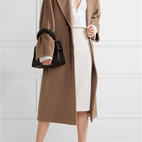 uk spring autumn women notched woolen robe long coat female outerwear manteau femme abrigos mujer 201215, Black
uk spring autumn women notched woolen robe long coat female outerwear manteau femme abrigos mujer 201215, Black