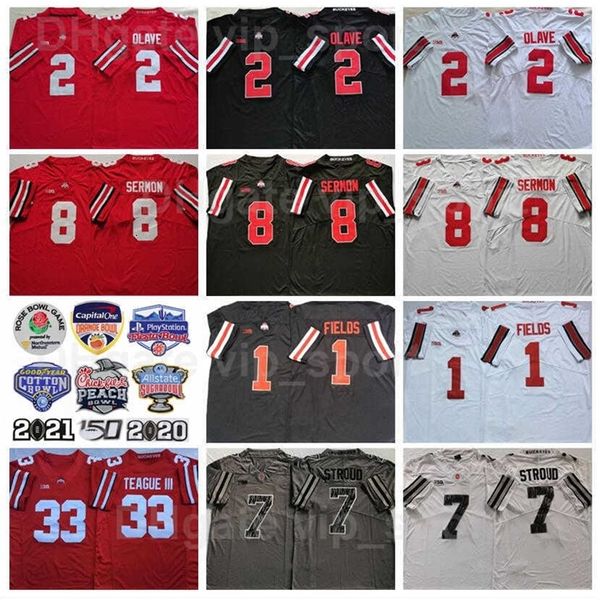 c202 ncaa college ohio state buckeyes 7 cj stroud jersey men football 8 trey sermon 2 chris olave 1 justin fields 33 master teague iii home, Black
c202 ncaa college ohio state buckeyes 7 cj stroud jersey men football 8 trey sermon 2 chris olave 1 justin fields 33 master teague iii home, Black