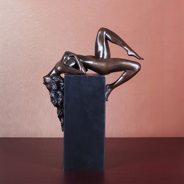 nude reclining woman bronze statue modern erotic female naked girl sculpture art decoration gifts, Silver
nude reclining woman bronze statue modern erotic female naked girl sculpture art decoration gifts, Silver