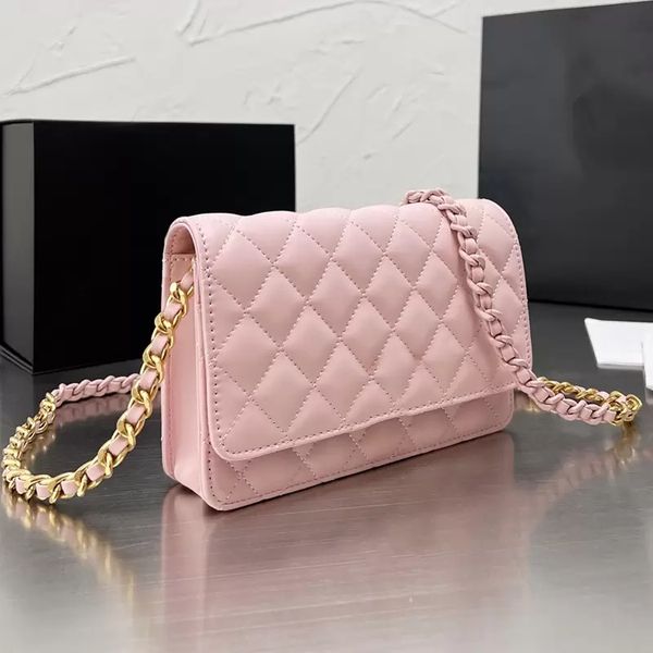 2022ss wallet with two-tone chain classic mini flap bags quilted gold hardware crossbody shoulder card holder multi pochette luxury designer
2022ss wallet with two-tone chain classic mini flap bags quilted gold hardware crossbody shoulder card holder multi pochette luxury designer