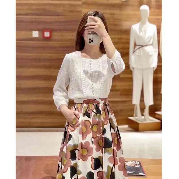 skirts hejia easy care cotton midsummer love flower print south france style versatile long skirt, Black
skirts hejia easy care cotton midsummer love flower print south france style versatile long skirt, Black