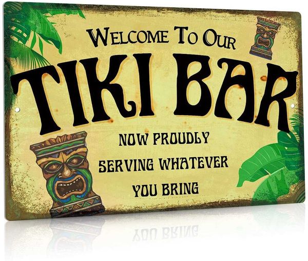 tiki bar decor, retro outdoor wall sign for home bar, cafe pub, kitchen, restaurants, 12x8 inches aluminum metal sign
tiki bar decor, retro outdoor wall sign for home bar, cafe pub, kitchen, restaurants, 12x8 inches aluminum metal sign