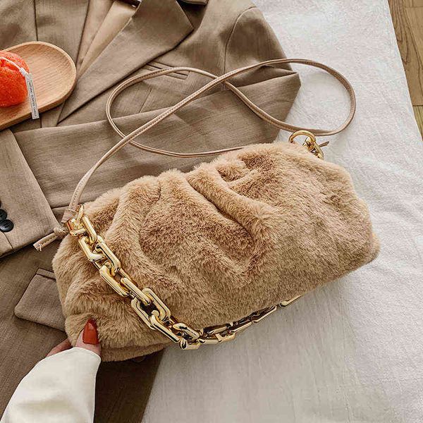 casual solid color plush crossbody bags for women fashion thick chain women shoulder bag cloud underarm handbags women's bag new g22042
casual solid color plush crossbody bags for women fashion thick chain women shoulder bag cloud underarm handbags women's bag new g22042