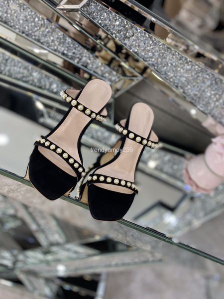 sandals genuine leather roman hollow out square head sandals women's summer one button pearl thin heel high heels l685, Black
sandals genuine leather roman hollow out square head sandals women's summer one button pearl thin heel high heels l685, Black