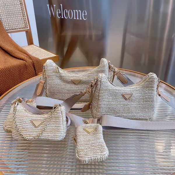 designers bags luxurys women handbag straw armpit bag fashion three in one lady wallet underarm woven pruse 5 colors 3 sizes send with box s
designers bags luxurys women handbag straw armpit bag fashion three in one lady wallet underarm woven pruse 5 colors 3 sizes send with box s