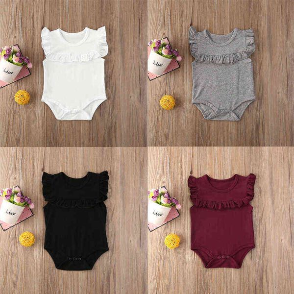 loose fashion newborn kids baby girl sleeveless ruffle romper summer solid jumpsuit overall casual clothes 0-18m g220521, Blue
loose fashion newborn kids baby girl sleeveless ruffle romper summer solid jumpsuit overall casual clothes 0-18m g220521, Blue