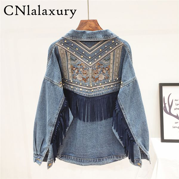 denim women jacket spring vintage floral embroidery suede fringe loose coat long sleeve outerwear female boho jacket 220809, Black;brown
denim women jacket spring vintage floral embroidery suede fringe loose coat long sleeve outerwear female boho jacket 220809, Black;brown