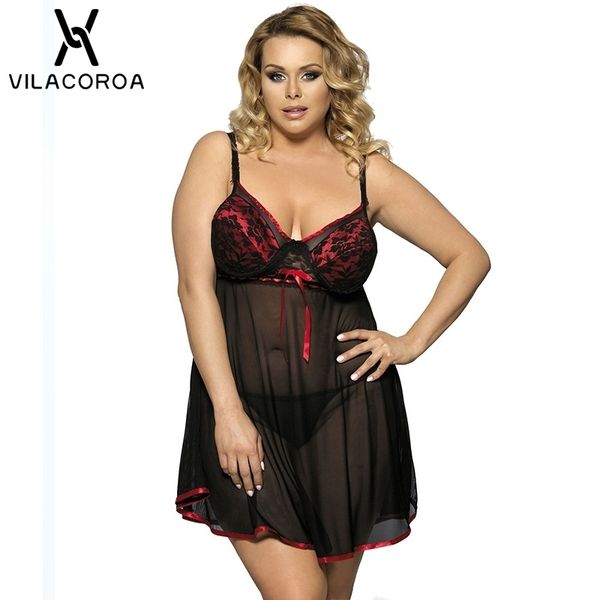 women nightwear sling nightgown xl large size lace black sleep shirts female sleepwear night dress camisones y200425, Black;red
women nightwear sling nightgown xl large size lace black sleep shirts female sleepwear night dress camisones y200425, Black;red