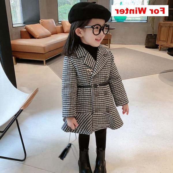girl's dresses 1-8 year woolen girls baby's kid wool 2022 warm thicken winter autumn cotton plaid buttons outerwear children', Red;yellow
girl's dresses 1-8 year woolen girls baby's kid wool 2022 warm thicken winter autumn cotton plaid buttons outerwear children', Red;yellow