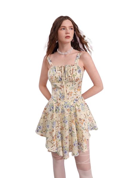 mod allover floral print tie front ruched bust asymmetrical hem cami dress d1yr#, Black;gray
mod allover floral print tie front ruched bust asymmetrical hem cami dress d1yr#, Black;gray