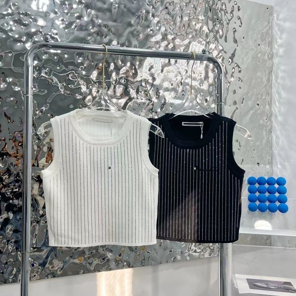 women's tanks & camis designer 22 summer new wang letter printing front and back vertical bar drill with ice silk knitted vest for wome, White
women's tanks & camis designer 22 summer new wang letter printing front and back vertical bar drill with ice silk knitted vest for wome, White