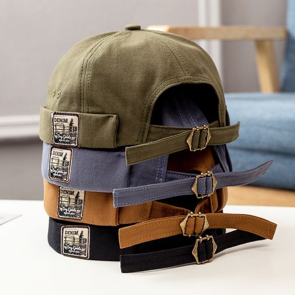 vintage docker cap brimless hat breathable beanie s cotton retro adjustable literary landlord sailor women hip hop 220513, Blue;gray
vintage docker cap brimless hat breathable beanie s cotton retro adjustable literary landlord sailor women hip hop 220513, Blue;gray