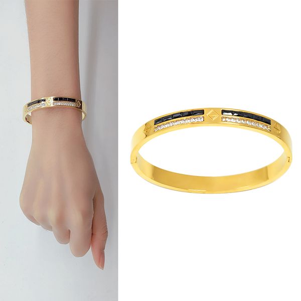 luxury open cuff bracelets for women men african jewelry bangles dubai stainless steel designer simple for women's ladies couple christ, Black
luxury open cuff bracelets for women men african jewelry bangles dubai stainless steel designer simple for women's ladies couple christ, Black