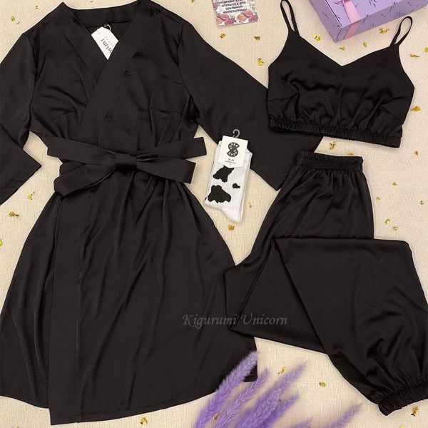 womens backless satin sleepwear pajamas black lace pyjamas with pants loose spaghetti strap intimate lingerie pj set s-xxl, Black;red
womens backless satin sleepwear pajamas black lace pyjamas with pants loose spaghetti strap intimate lingerie pj set s-xxl, Black;red
