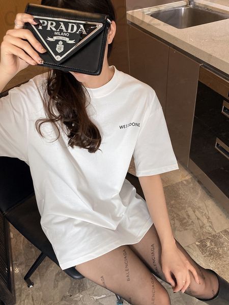 women's t-shirt designer chao brand we11done letter printing short sleeve women's loose weldone korean casual pure cotton couple t, White
women's t-shirt designer chao brand we11done letter printing short sleeve women's loose weldone korean casual pure cotton couple t, White