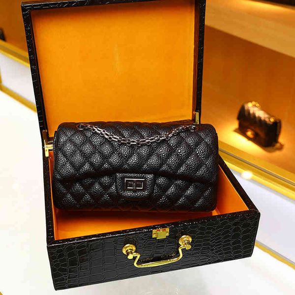 caviar bag women's 2022 new leather lingge chain single shoulder msenger bag designer bags
caviar bag women's 2022 new leather lingge chain single shoulder msenger bag designer bags