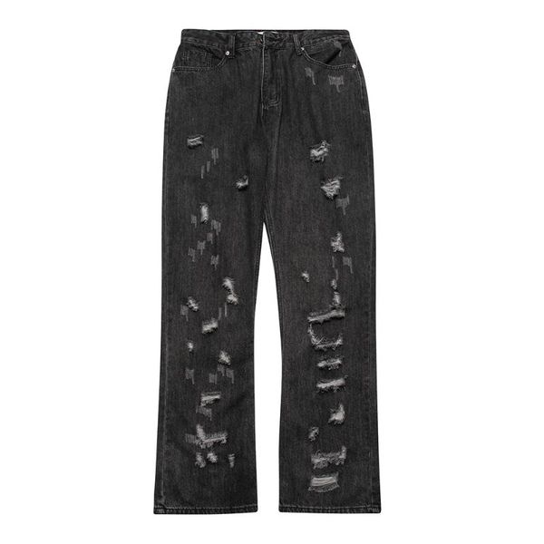 men's jeans ripped hole denim pants mens streetwear loose straight-leg trend casual men trousersmen's, Blue
men's jeans ripped hole denim pants mens streetwear loose straight-leg trend casual men trousersmen's, Blue