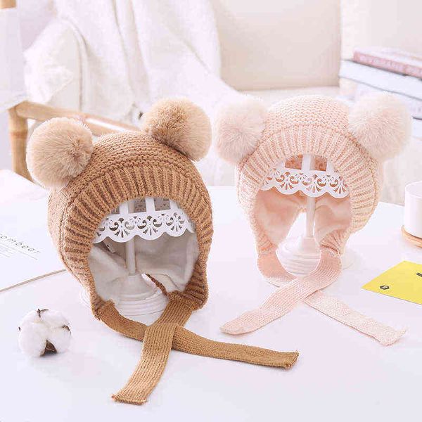 warm knitted baby hat autumn winter baby boy girl hat soft outdoor ear protection hood enfant toddler kids beanie cap 6-36m l220728, Yellow
warm knitted baby hat autumn winter baby boy girl hat soft outdoor ear protection hood enfant toddler kids beanie cap 6-36m l220728, Yellow