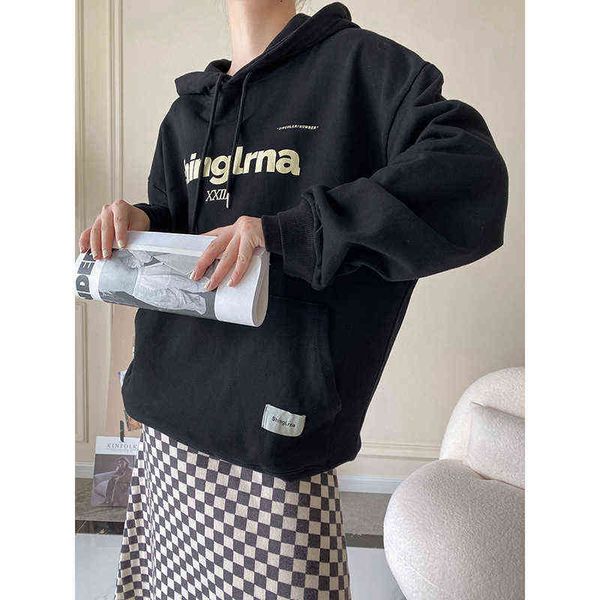 casual letter printed oversized hoodies pullover women's 2022 fashion autumn winter new loose terry hooded sweatshirts t220726, Black
casual letter printed oversized hoodies pullover women's 2022 fashion autumn winter new loose terry hooded sweatshirts t220726, Black