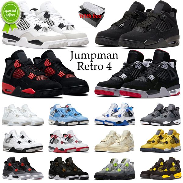 2023 with box 4 4s basketball shoes men women military black red thunder black cat bred university blue cool grey mens trainers sport sneake
2023 with box 4 4s basketball shoes men women military black red thunder black cat bred university blue cool grey mens trainers sport sneake