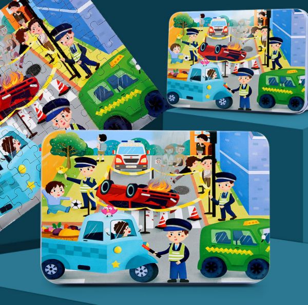 100 pieces of wood and iron box puzzle amusement park pig pulling radish children's early education development children's cogniti
100 pieces of wood and iron box puzzle amusement park pig pulling radish children's early education development children's cogniti